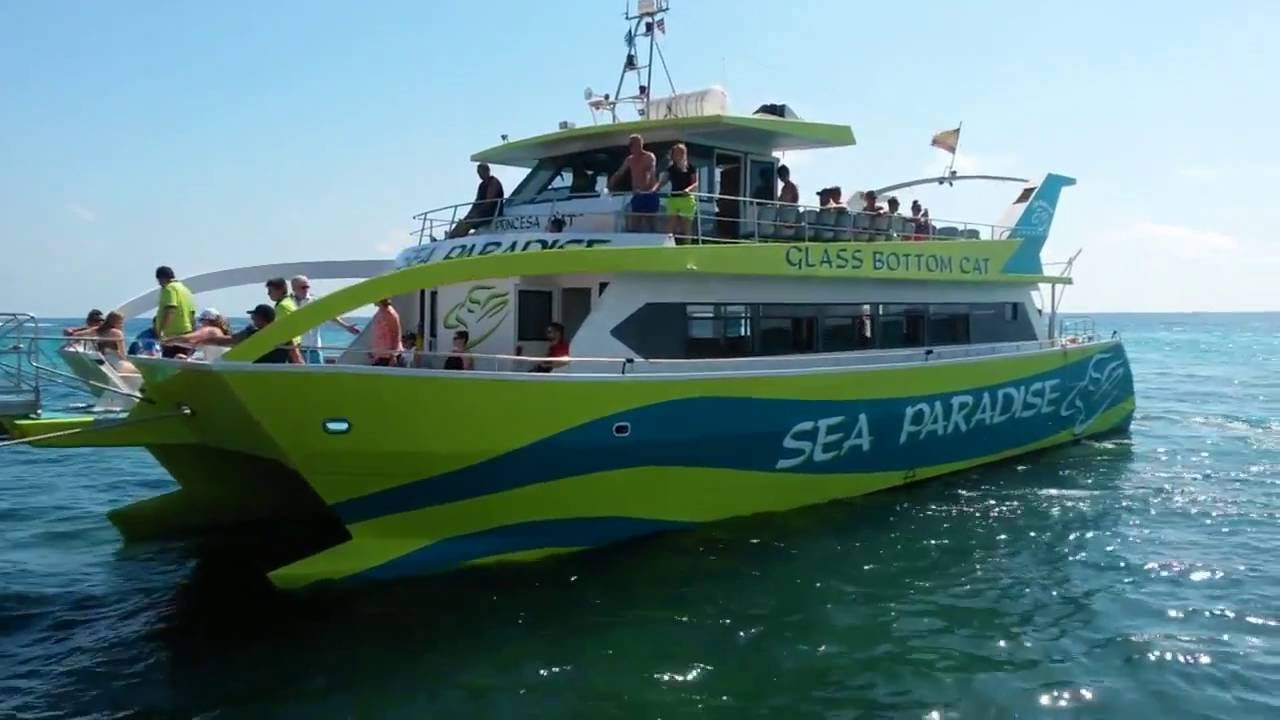 Cala Millor - Sa Coma - Porto Cristo - Cala Romantica and back with Glass bottom ship