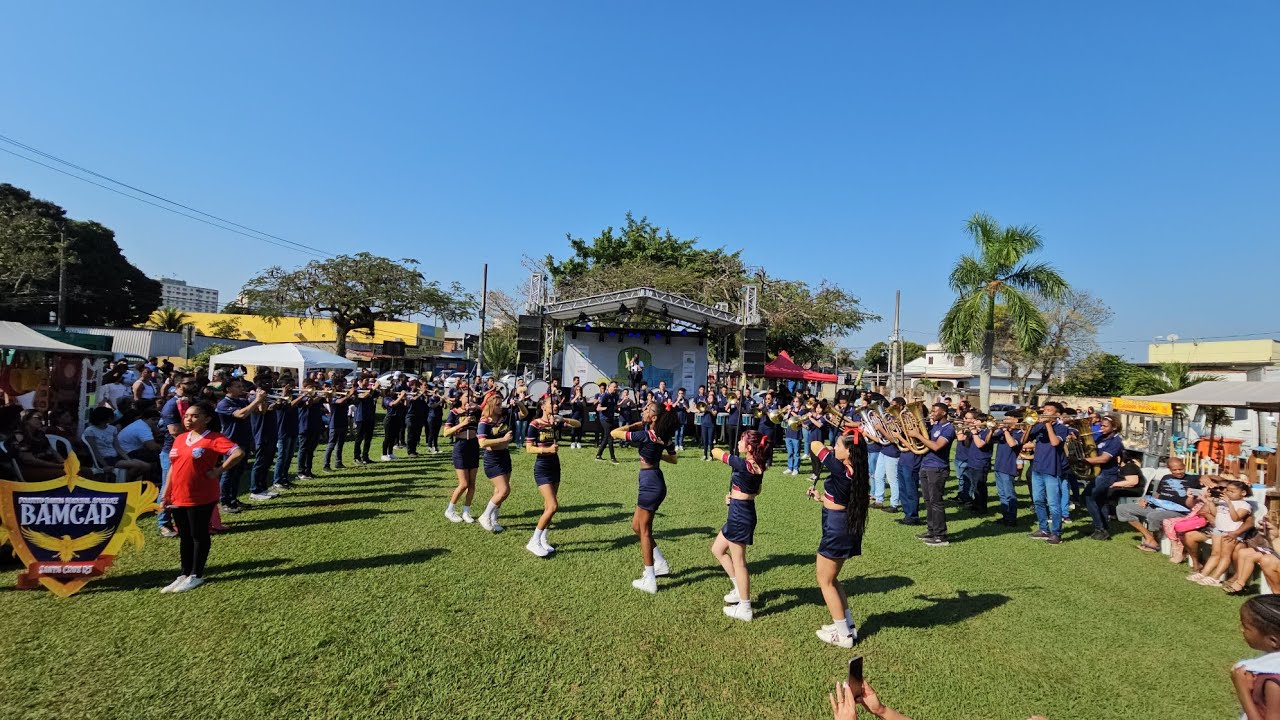 Banda marcial Apollo 12 apresentação 2 edição meu bairro emperial