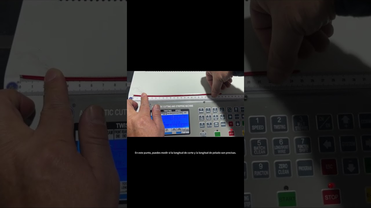How to use BZW-882D wire cutting stripping machine controlled by button