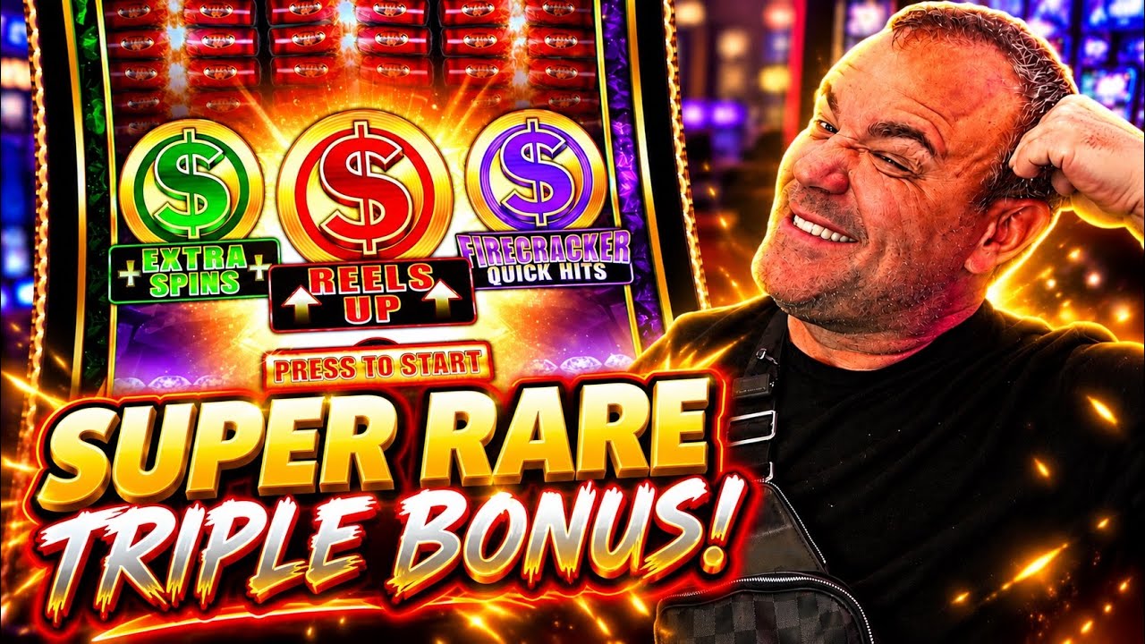 Hit the SUPER RARE Triple Bonus&hellip; This Almost NEVER Happens!