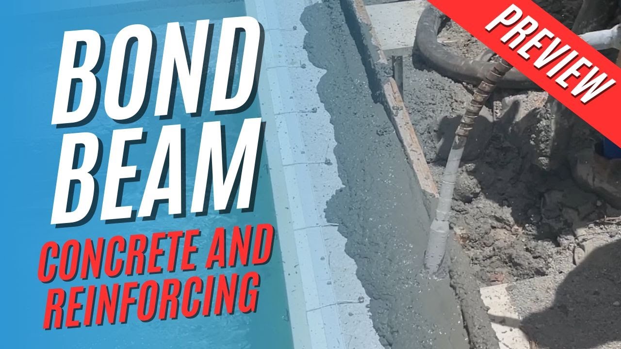 Preview - Pouring the Bond Beam for a Fibreglass Pool (Part 1)