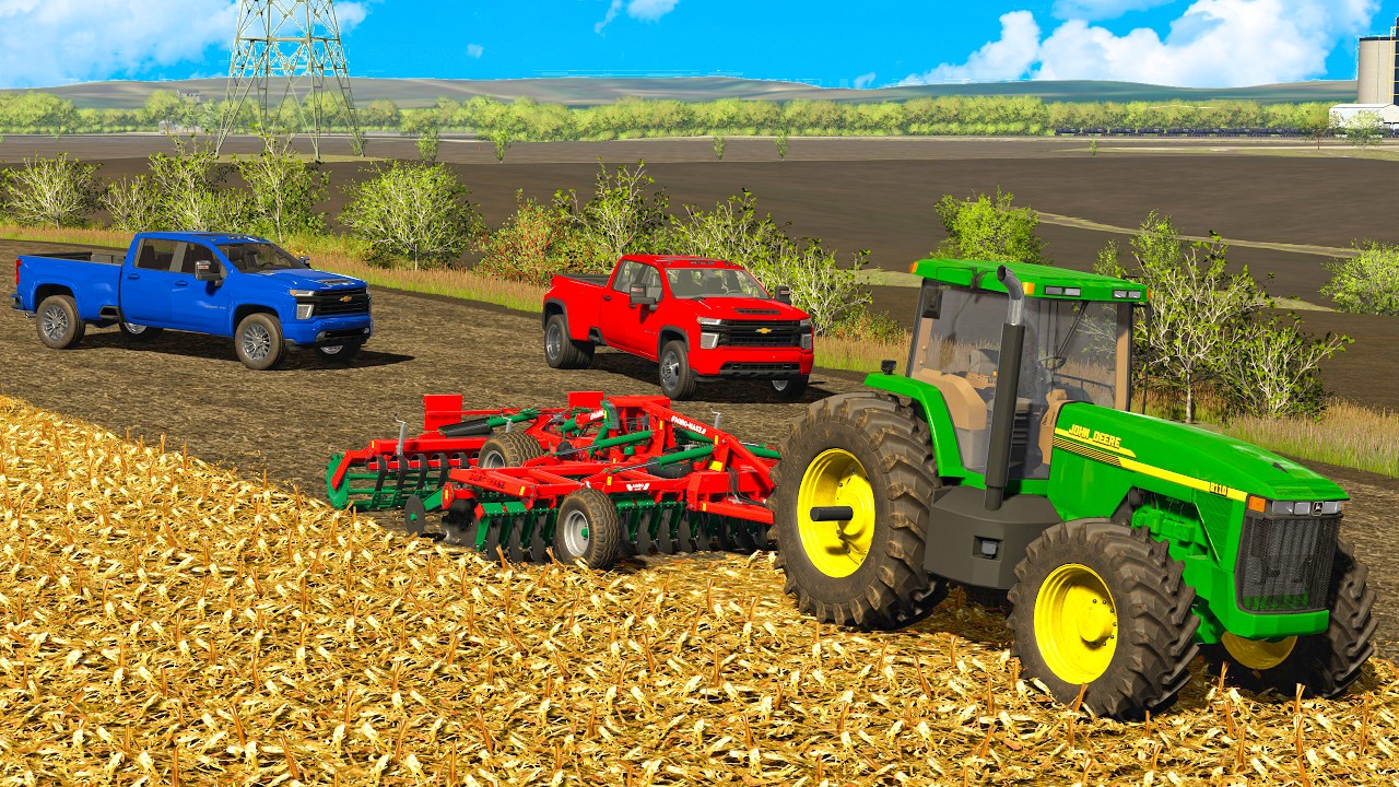 Day 2 Teaching My Real Farmer Dad Farming Simulator