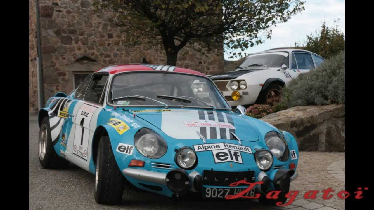 Alpine A110  Corse 1973 et JP NICOLAS
