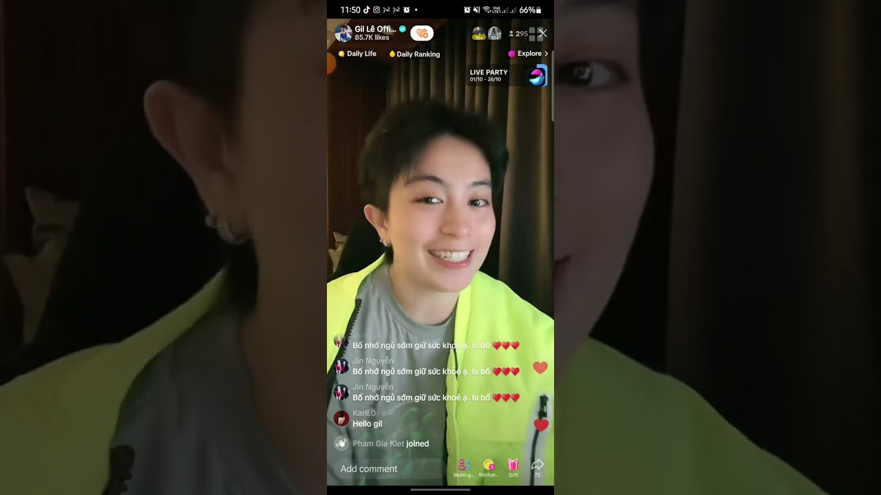 [10.19.23] Gil Le live on tiktok (part 3 - end)