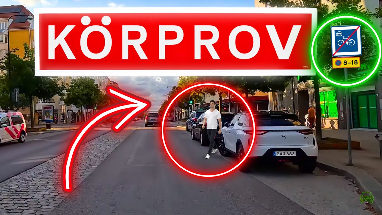UPPK&Ouml;RNING BIL &ndash; [Exempel p&aring; ett GODK&Auml;NT K&Ouml;RPROV]  🚗 #uppk&ouml;rning #k&ouml;rkort #k&ouml;rprov 