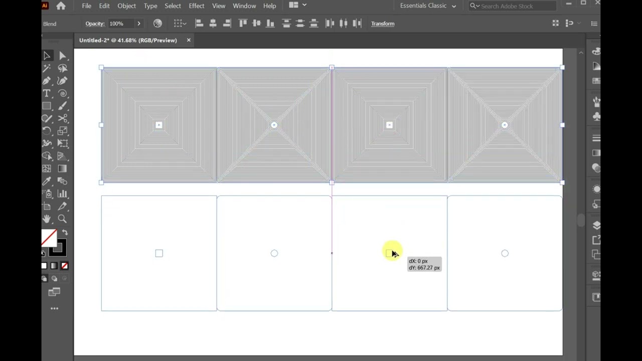 🔷 Create Stunning 3D Cone Pattern in Illustrator | Grayscale Optical Illusion Design 🎨