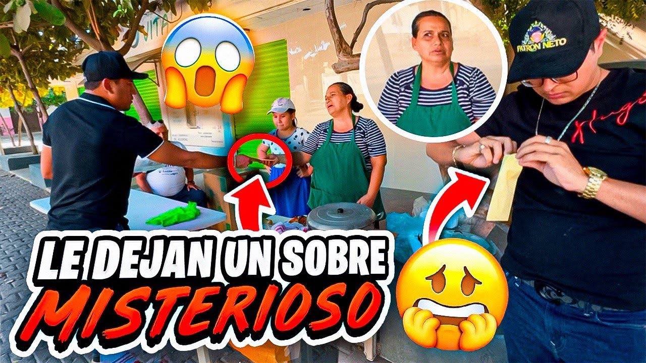 SOBRE MISTERIOSO CON MUCHO DIN3RO | SEÑORA DEL MOLE SE ESP4NTA