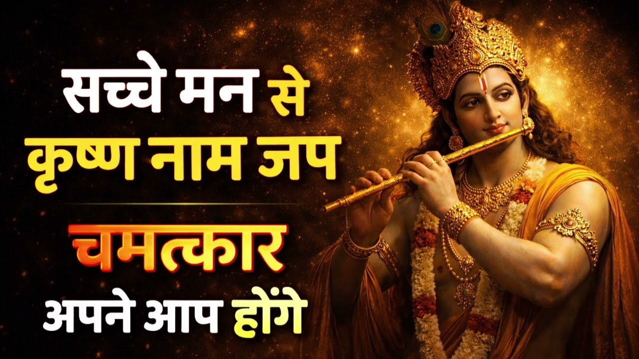सच्चे मन से कृष्ण नाम जप करें, चमत्कार अपने आप होंगे | Power of Krishna Naam Jap