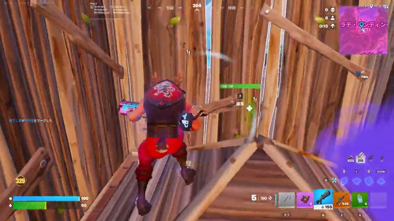 Fortniteローグラからの成り上がり優勝