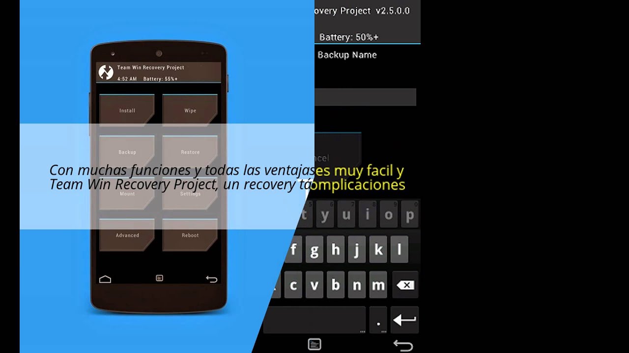 Recovery TWRP 2.8.5.0 Actualizacion / Lg Optimus L5