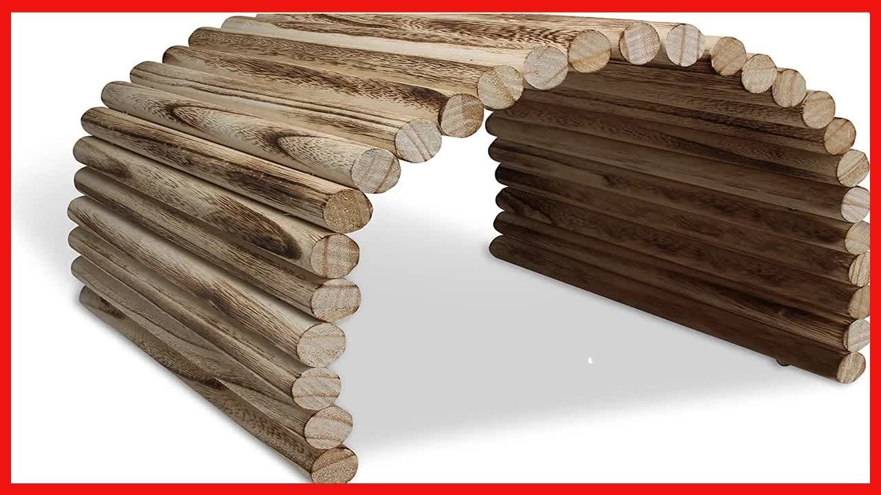 Flexible Wood Hideout   Extra Large   House, Tunnel, Ramp, Bridge, Tube for Guinea Pigs, Ferrets