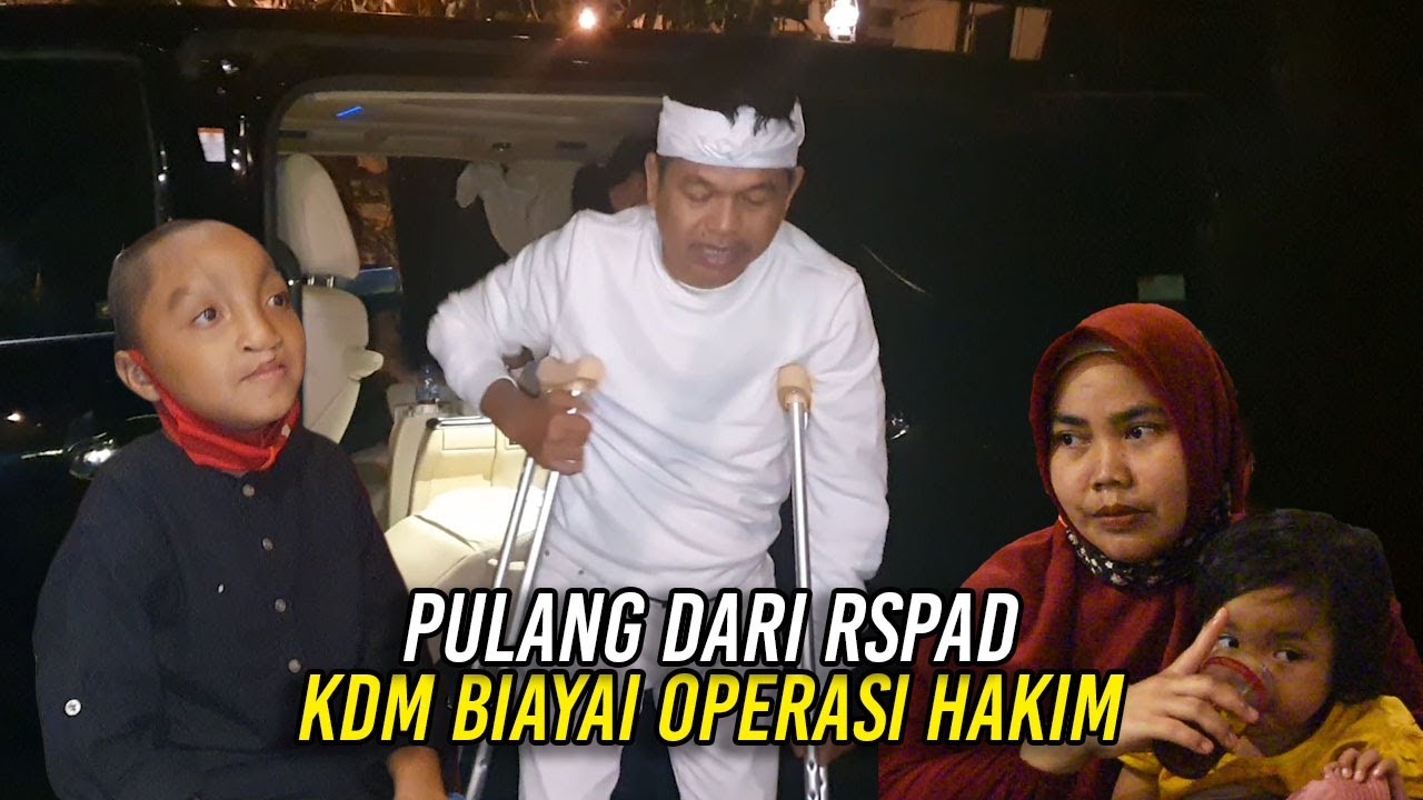 SEPULANG DARI RSPAD | KANG DEDI TEMUI HAKIM | BANTU BIAYAI OPERAS1 TAHAP TIGA