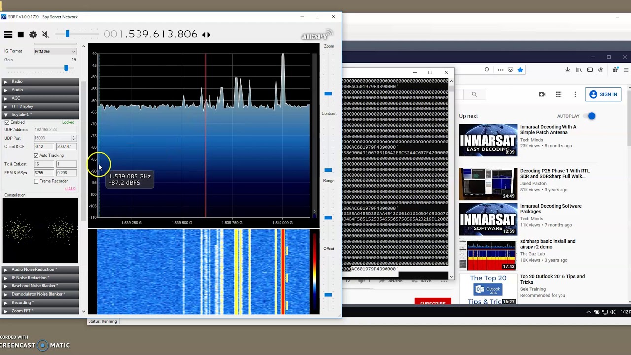 Inmarsat-C decoder Scytale-C Part II
