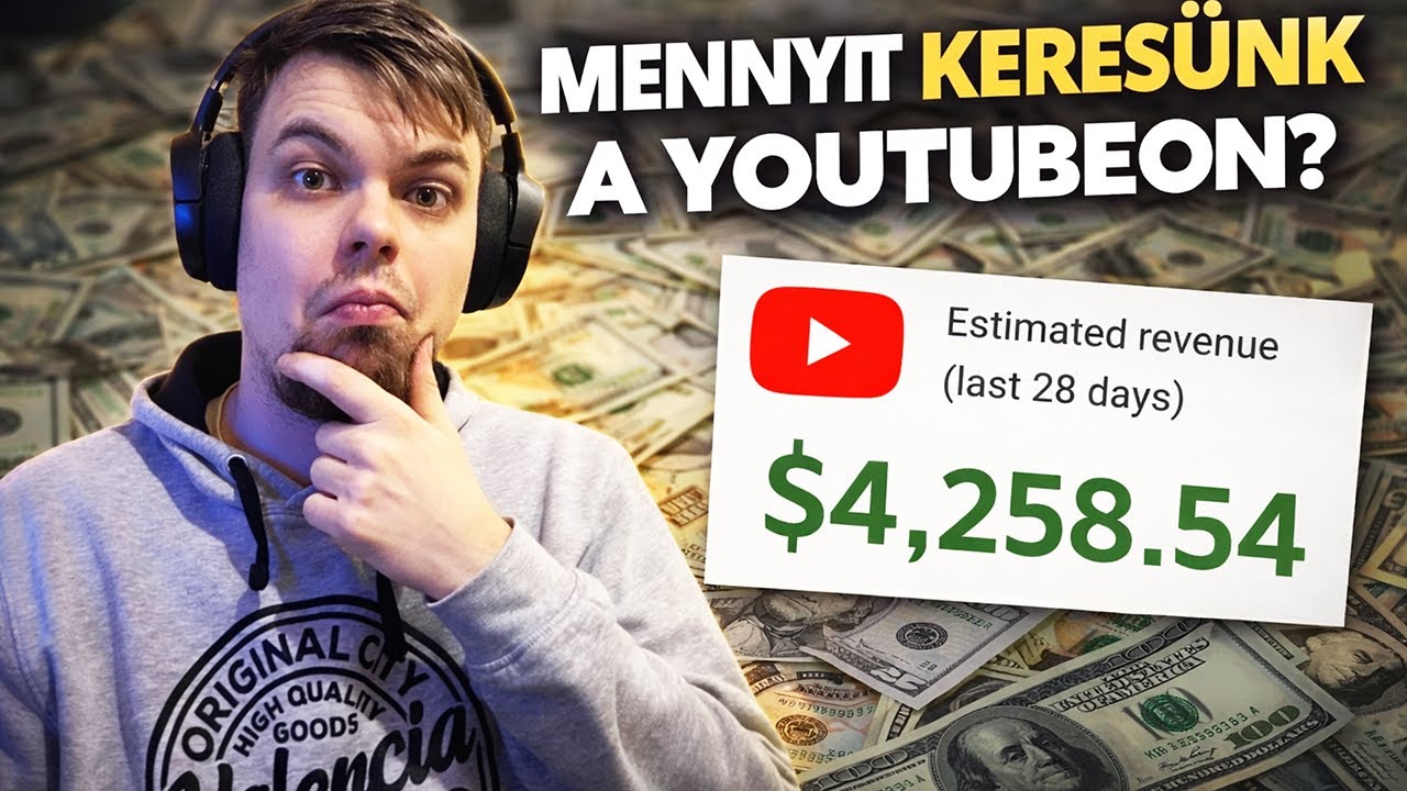 Mennyi pénzt keresünk a YouTube-on?🤔💵