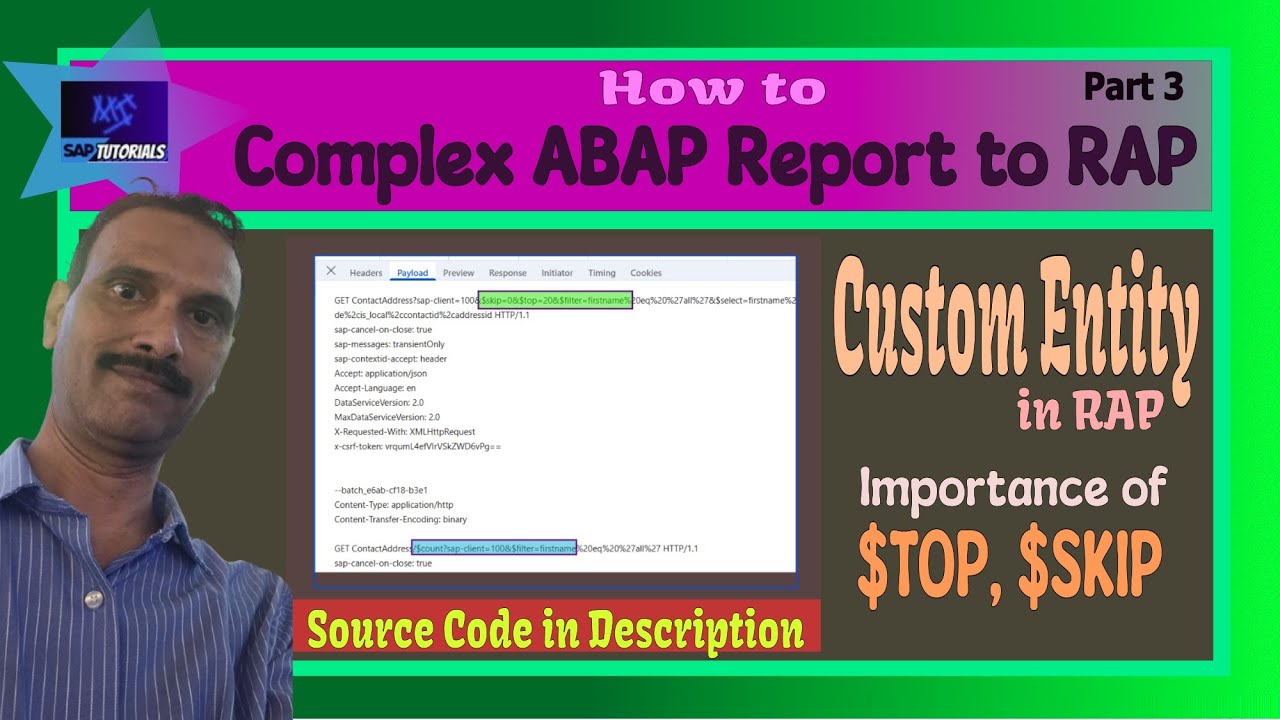 Part 3: Complex ABAP Report to RAP
