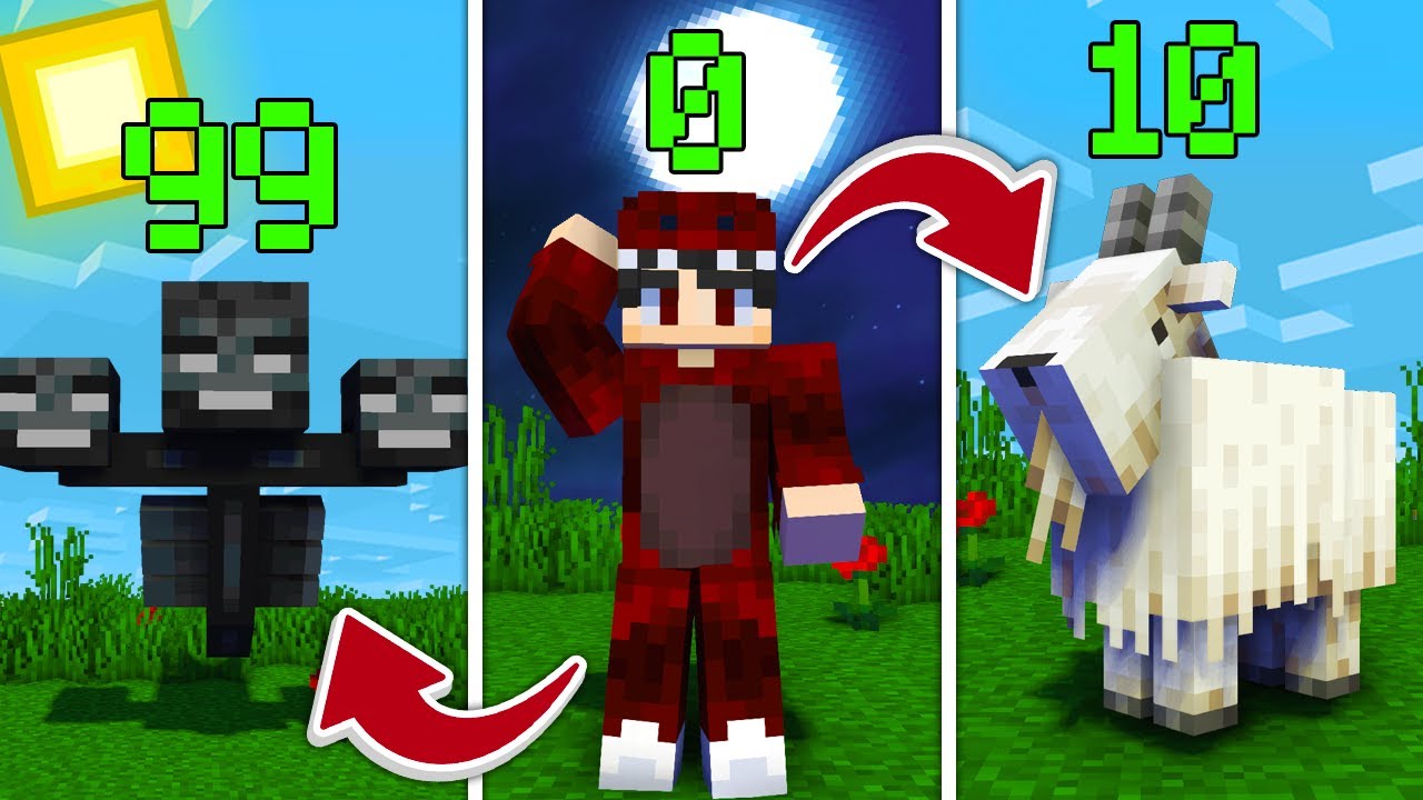 ماين كرافت بس الأكس بي يحولك الى وحش عشوائي 😱!!