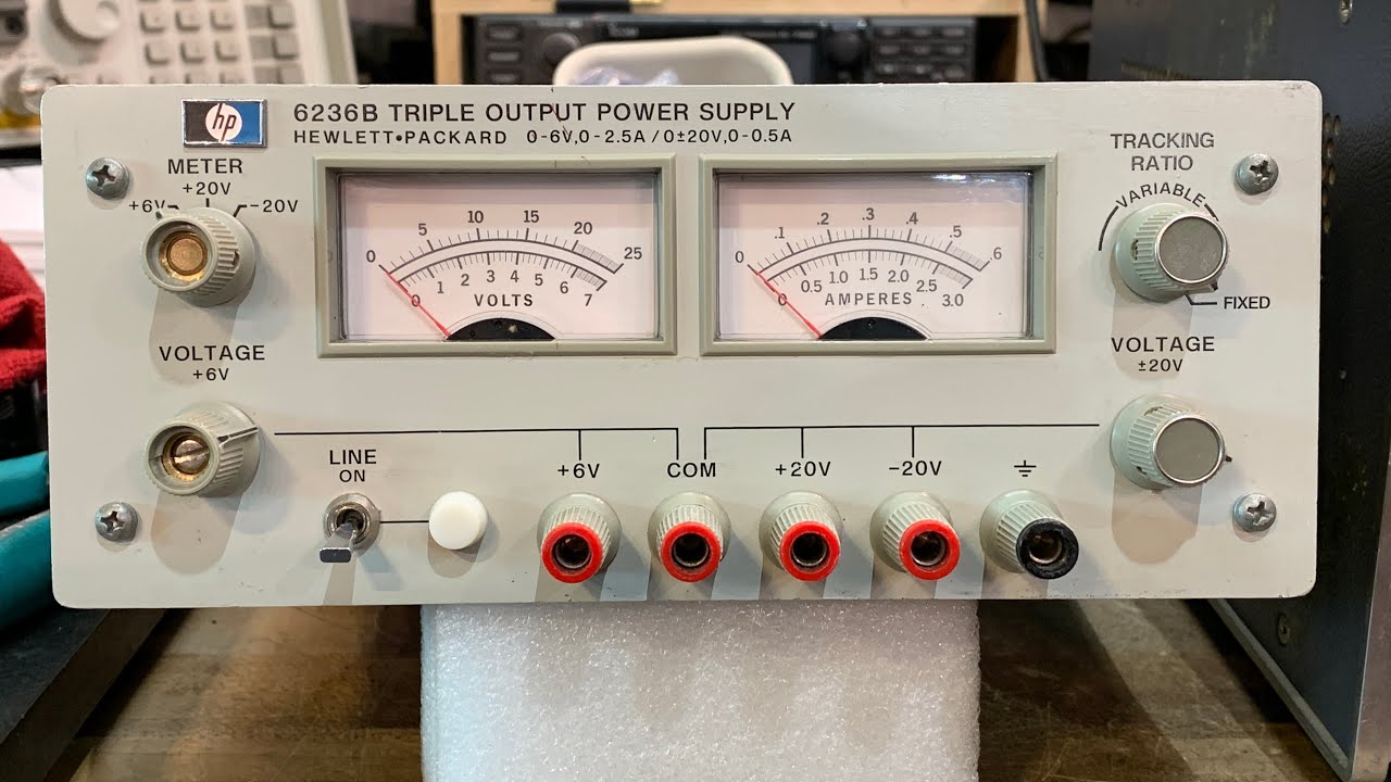 #1241 HP 6236B Triple Output Power Supply