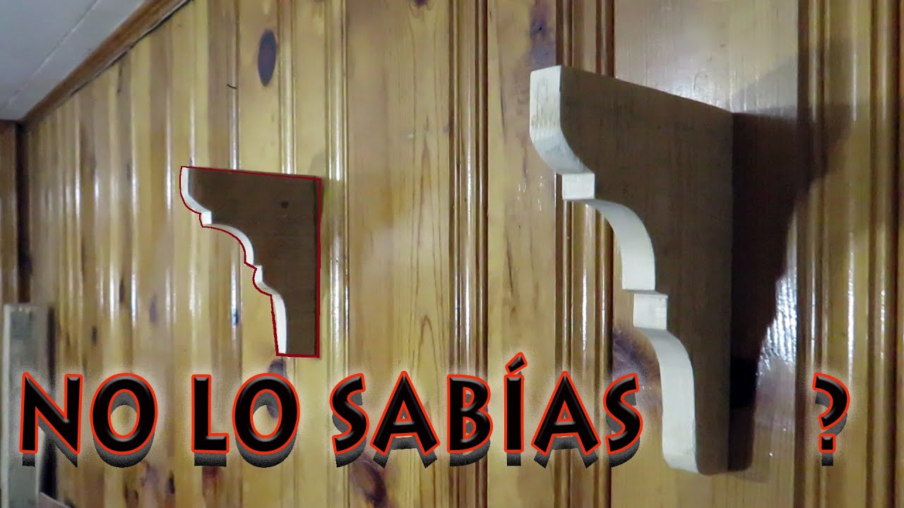La Forma Mas Fácil De Colocar Escuadras De Madera Para Repisas