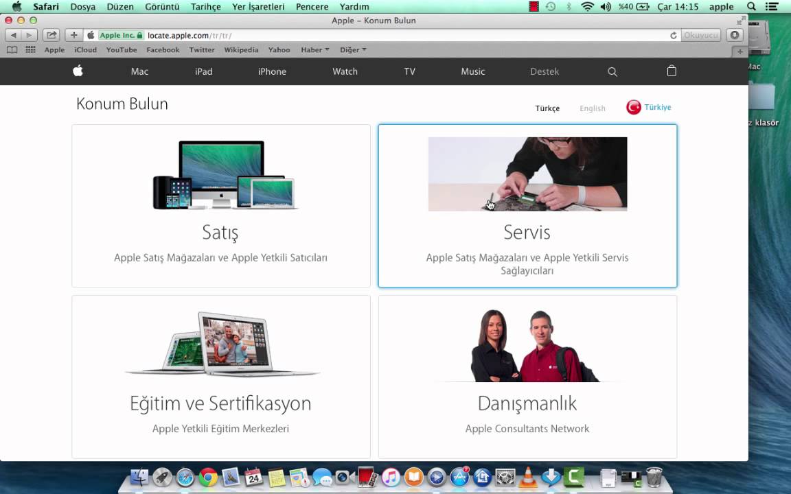 Apple yetkili servisleri nerde nasıl bulunur listeleri.