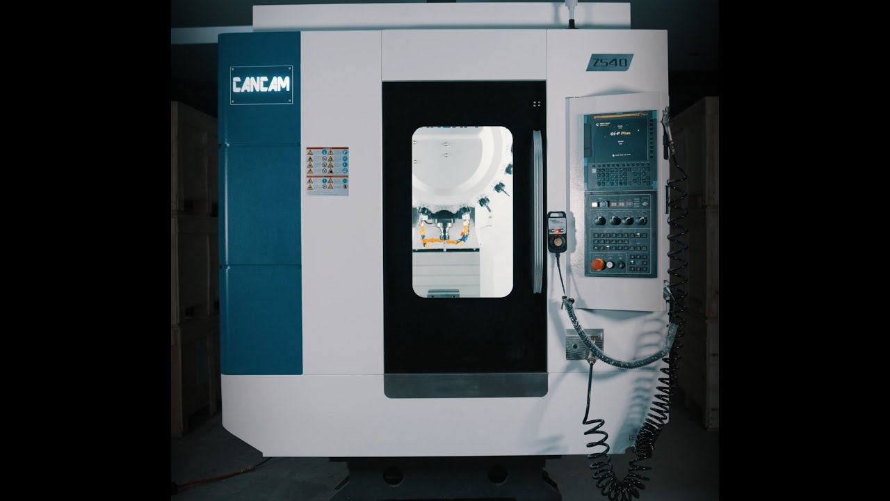 CanCam Z540 Vertical Milling Machine CNC Promo video