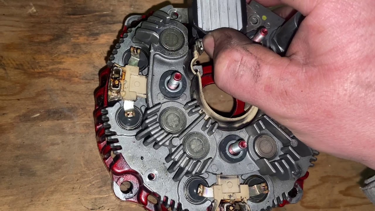 Replacing a regulator on a hairpin high output alternator