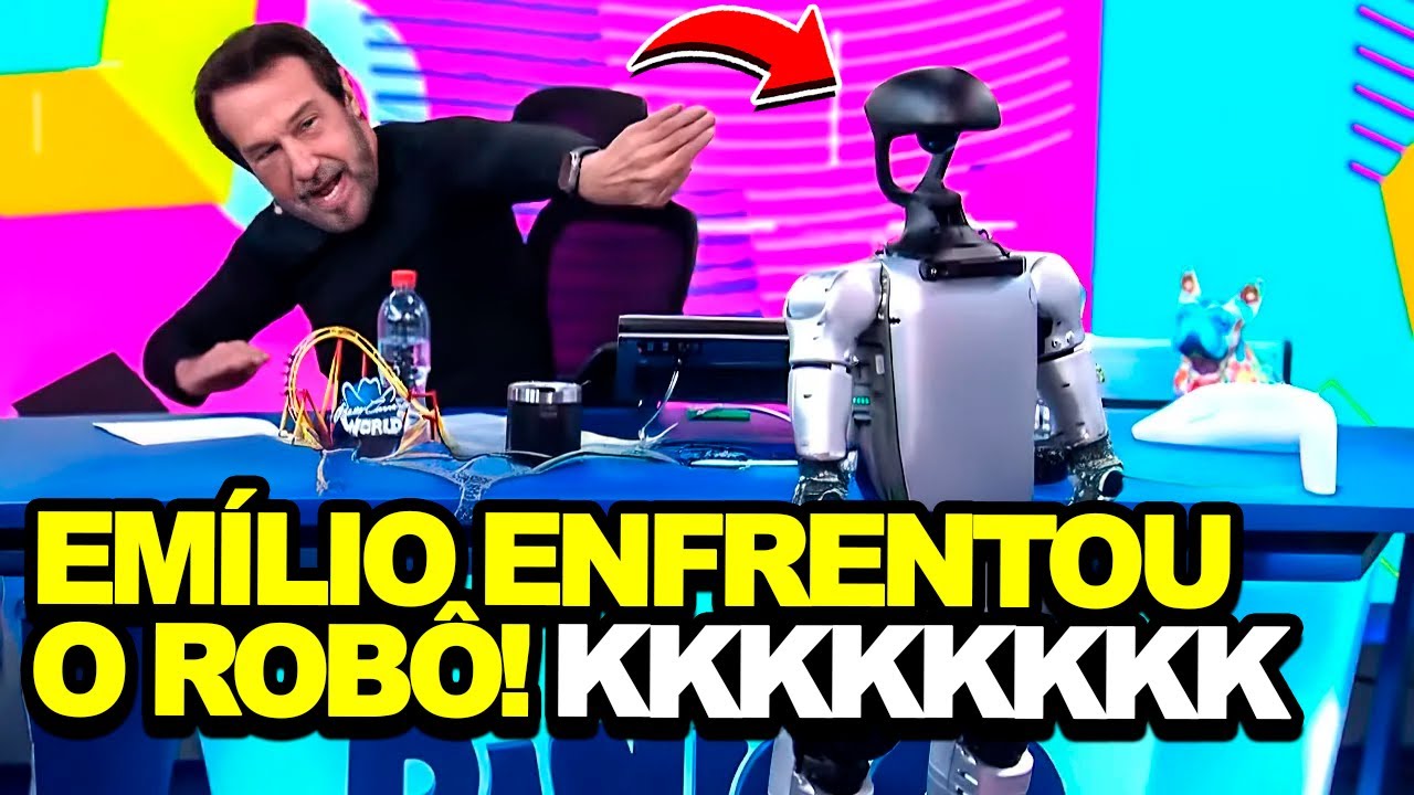 VAMOS RIR! ROB&Ocirc;S INVADIRAM O P&Acirc;NICO e EM&Iacute;LIO SURITA PEGOU A TODOS DE SURPRESA