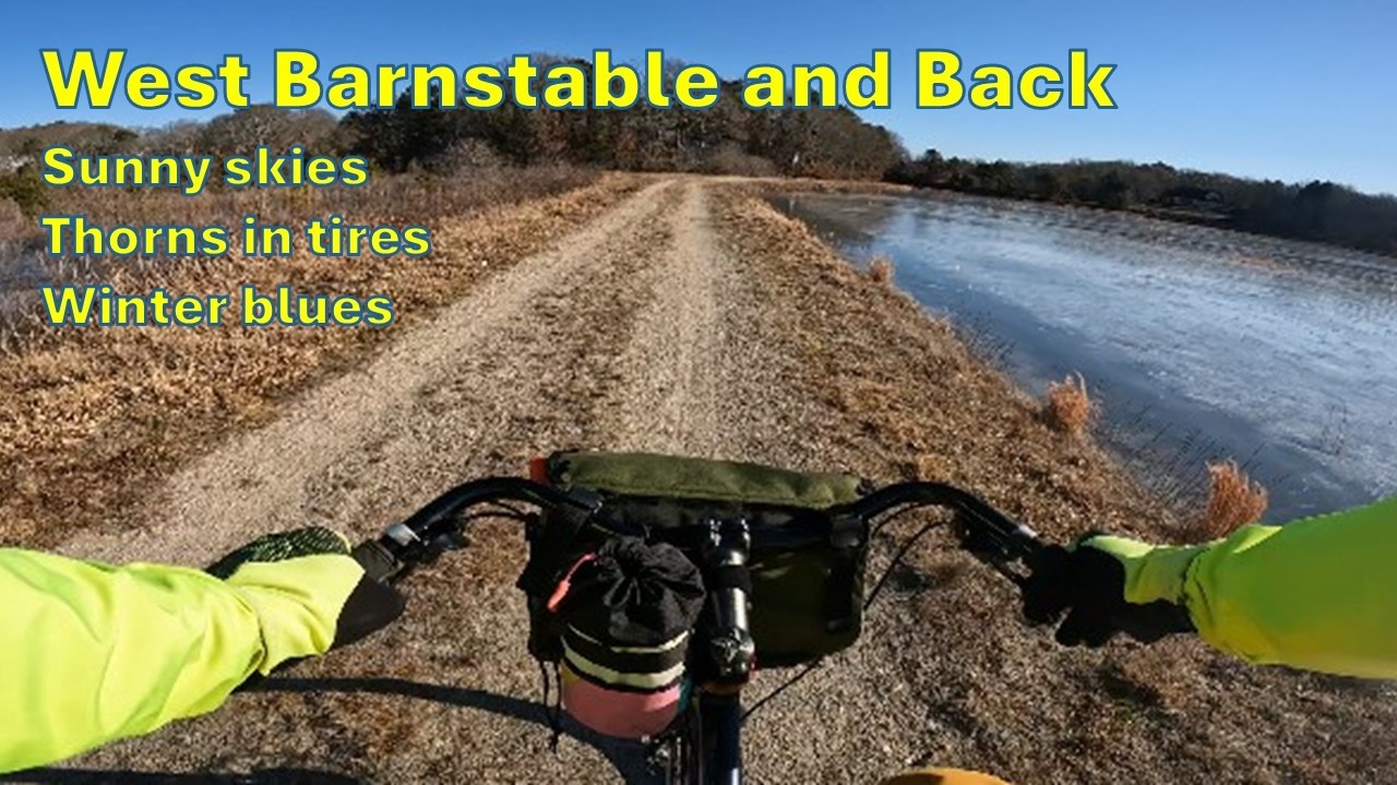 Mixed terrain ride on nice January day