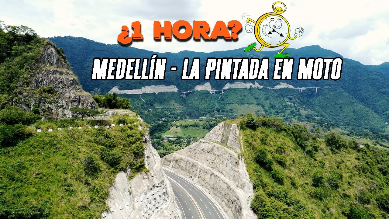 Así es la NUEVA Ruta La Pintada - Medellín (Solo 1 Hora en Moto)🚀