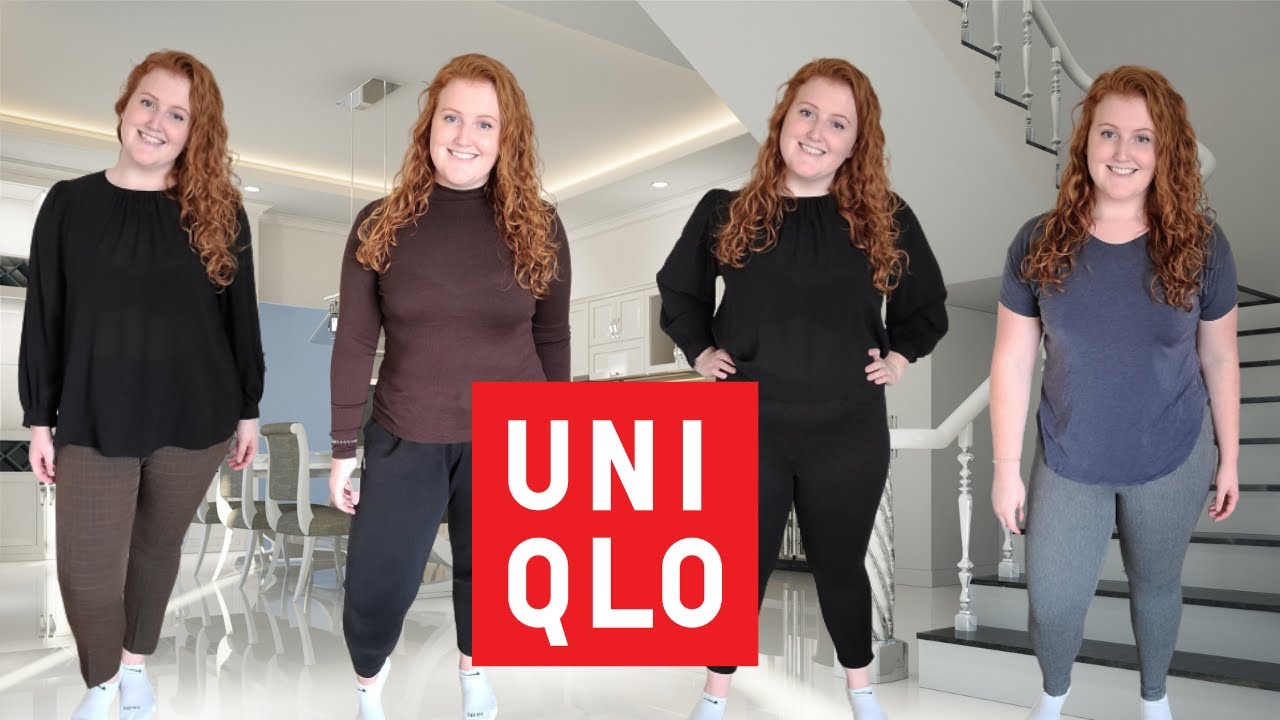 Примерка Uniqlo среднего размера | Размер 14-16, деловой, удобный, повседневный