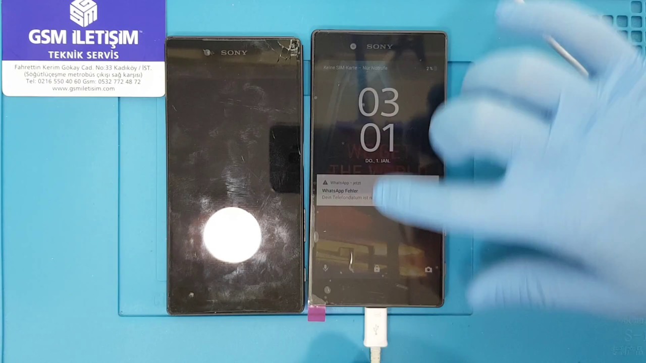 Sony Xperia Z5 Ekran Değişimi