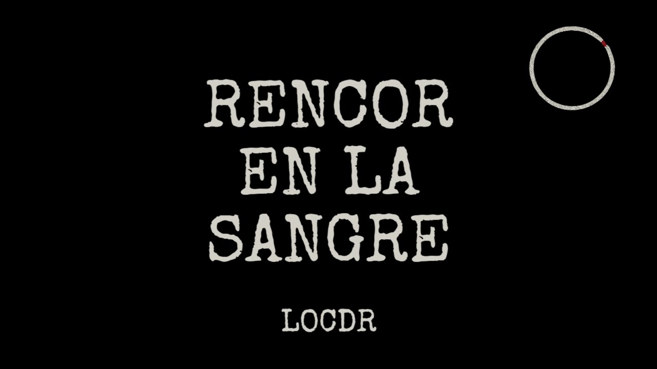 Rencor en la sangre