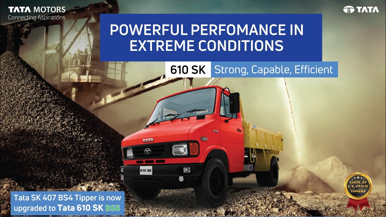 TATA MOTORS SK 610 FBV (3 CBM TIPPER) BS-6 July 2020