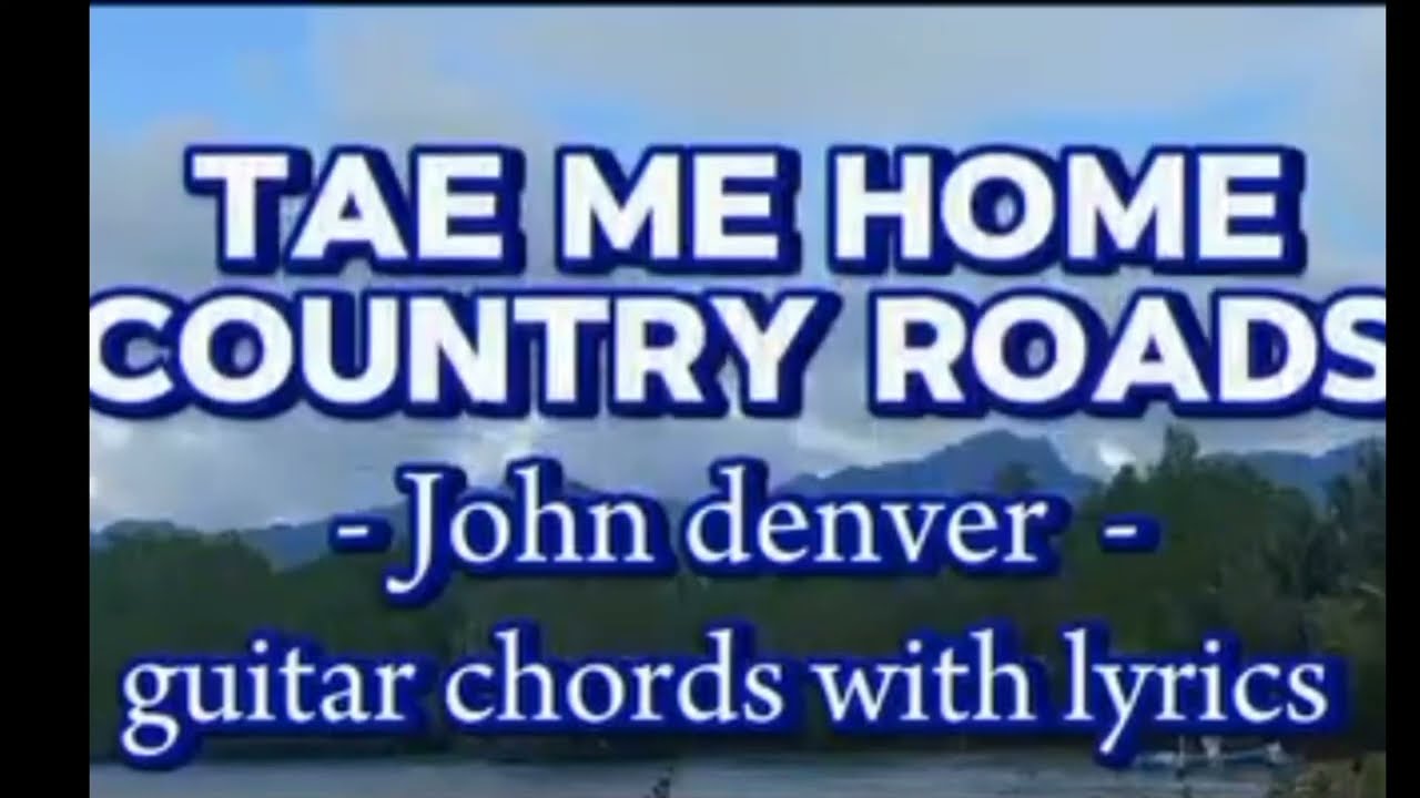 TAKE ME HOME COUNTRY ROADS / John Denver guitar cover @UjieDelaReyna