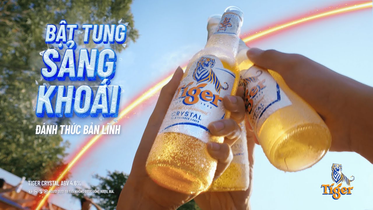 TIGER CRYSTAL BẬT TUNG SẢNG KHOÁI, ĐÁNH THỨC BẢN LĨNH - ABV 4,6%