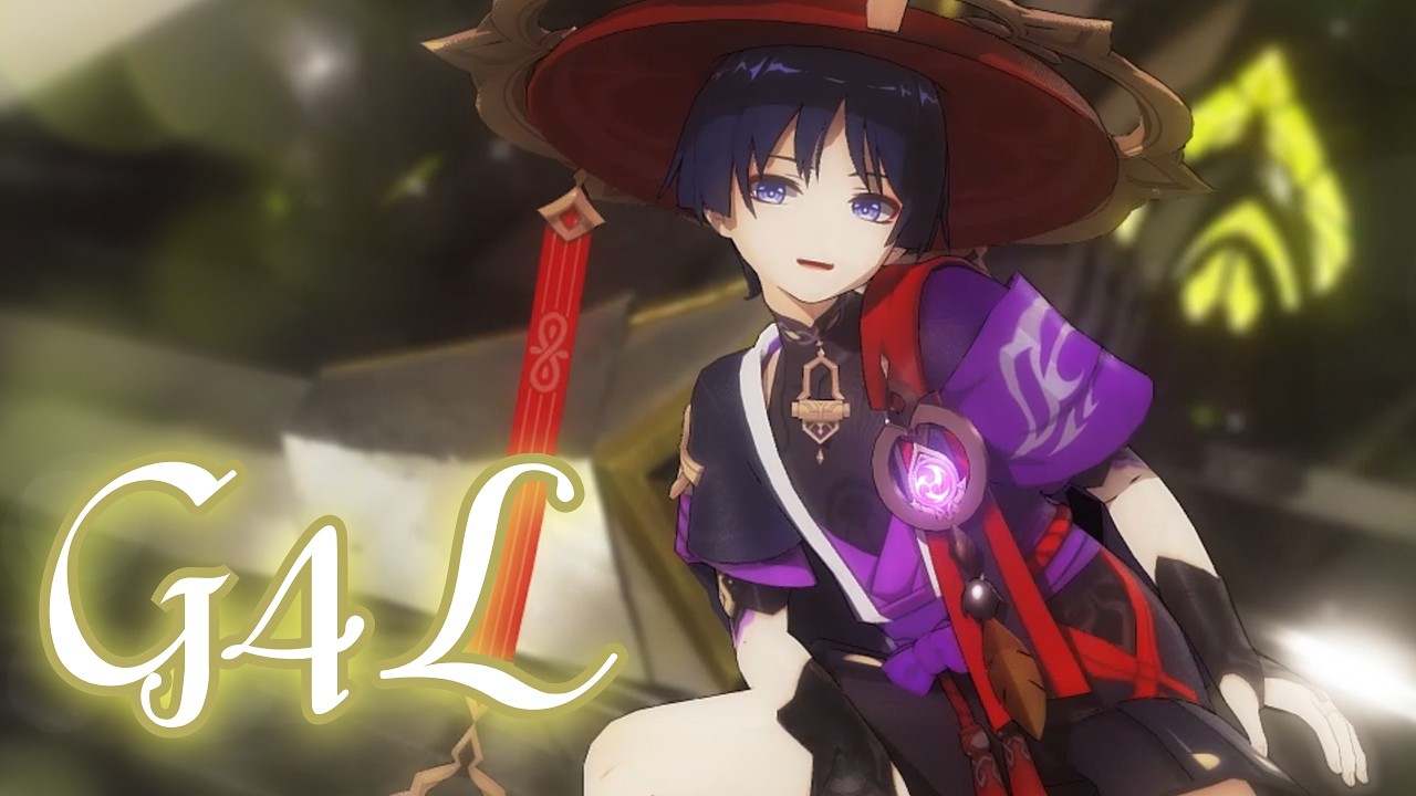 【原神 MMD / Genshin Impact MMD】Giga - ' G4L '【散兵 / 流浪者 / 放浪者 / Wanderer】