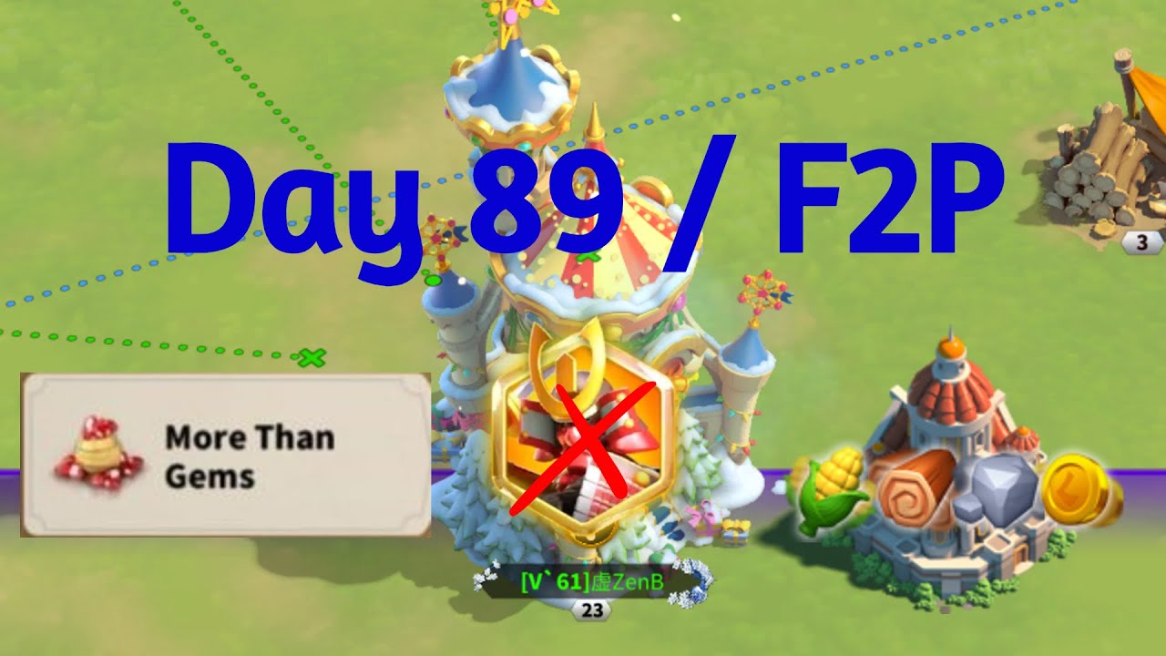 Second More than Gems, Showcasing Account and Farms - Day #89 | Rise of Kingdoms