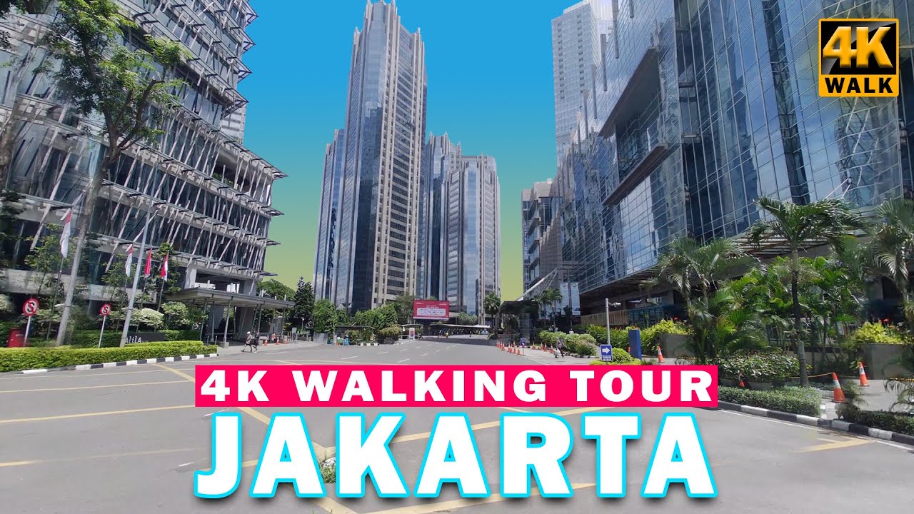 JALANAN KOTA JAKARTA  I  Kawasan SCBD   I  WALK 2023 [4K]