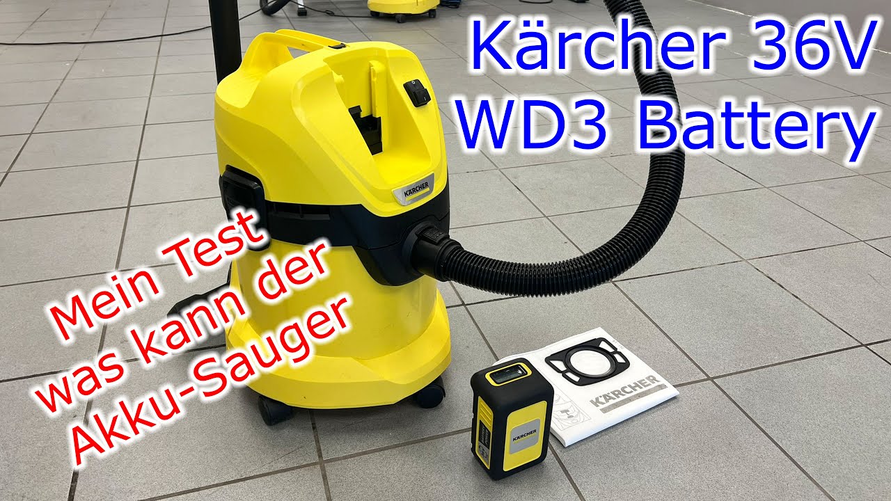 Kärcher WD3 Battery, was kann der Akku-Sauger // @Kärcher Deutschland