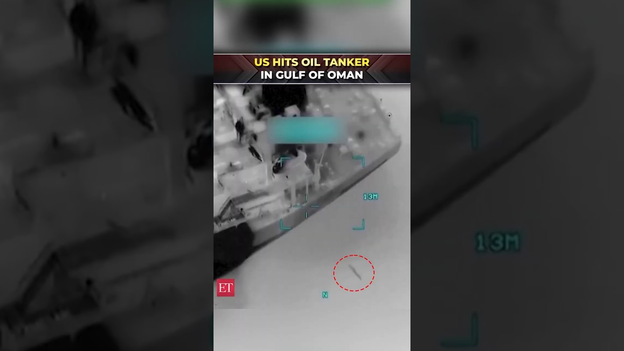 CENTCOM releases footage of US strike on India-crewed oil tanker Settebello in Gulf of Oman