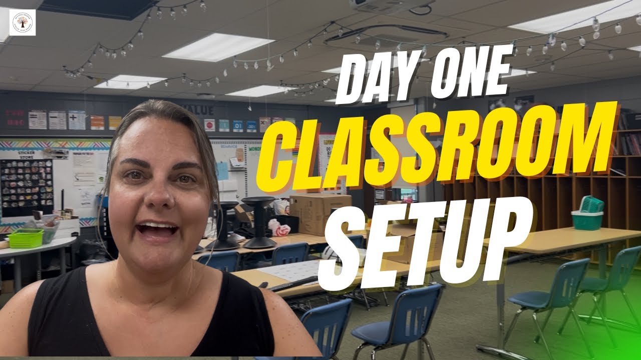 🔥 Classroom Setup Chaos! 25-26| Moving Furniture, Bulletin Boards & Battling the Heat 🥵📚