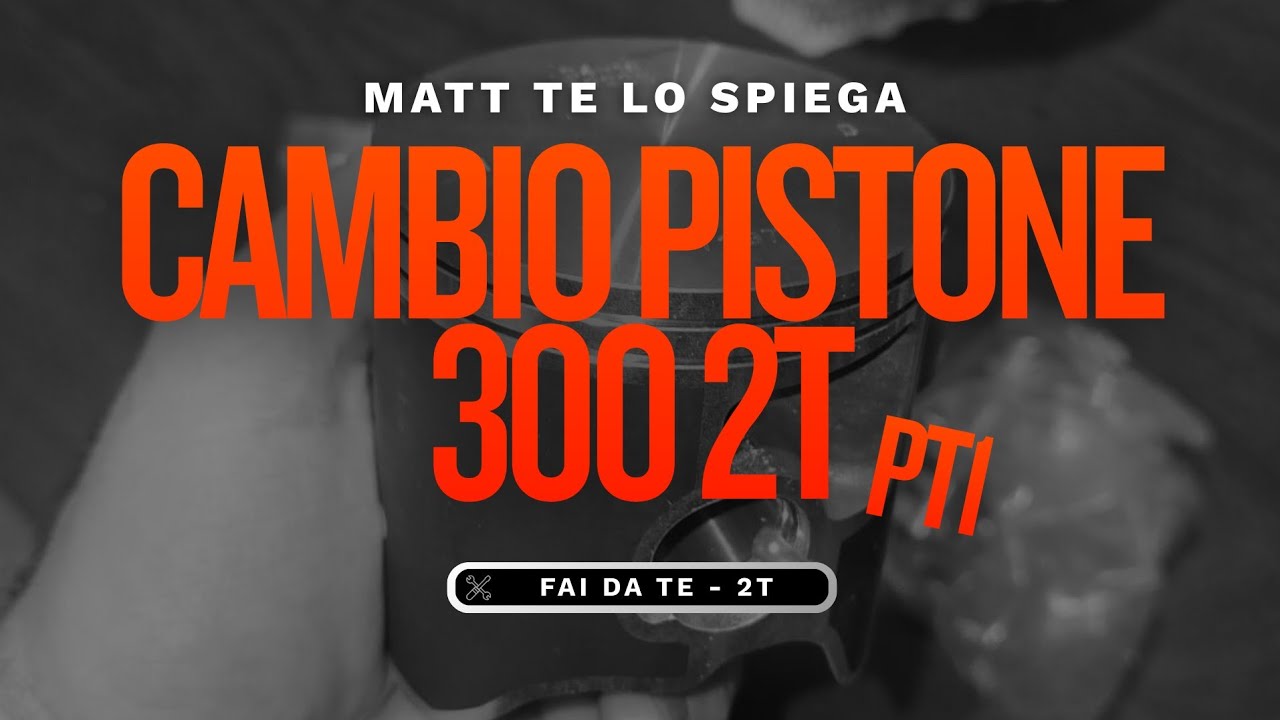 Come cambiare il pistone in casa ad un ktm 300 2t tbi enduro, fai da te 