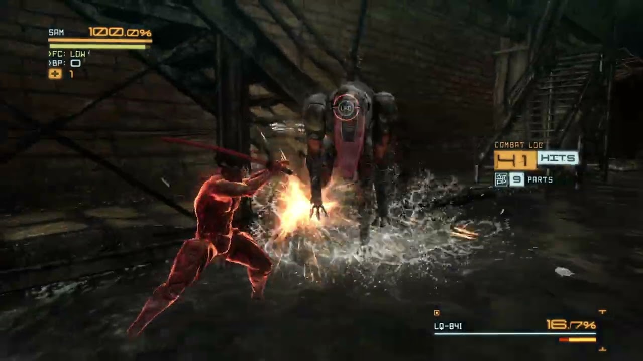 Metal Gear Rising: Revengeance - Jetstream Sam vs LQ-84i Version 2