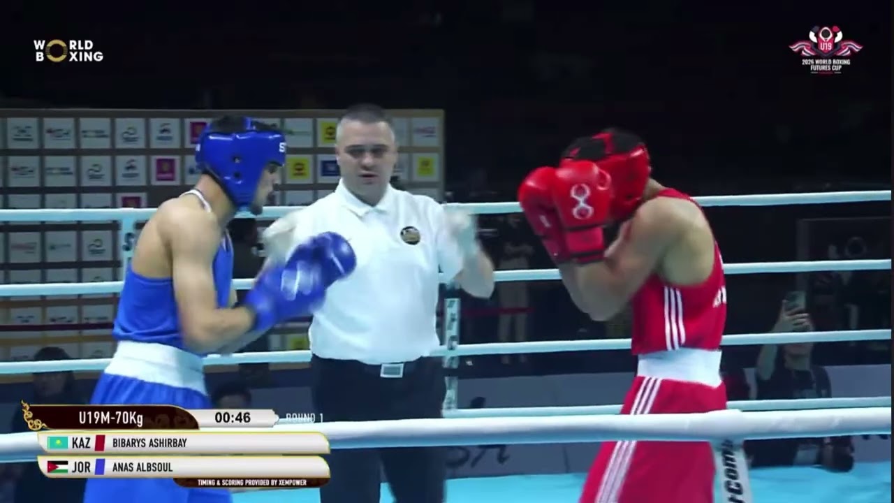 FUTURES CUP. 70 келі. В рингі. 1/16 финал🇰🇿Бибарыс Әшірбай🆚🇯🇴Анас Абсоул (Иордания)