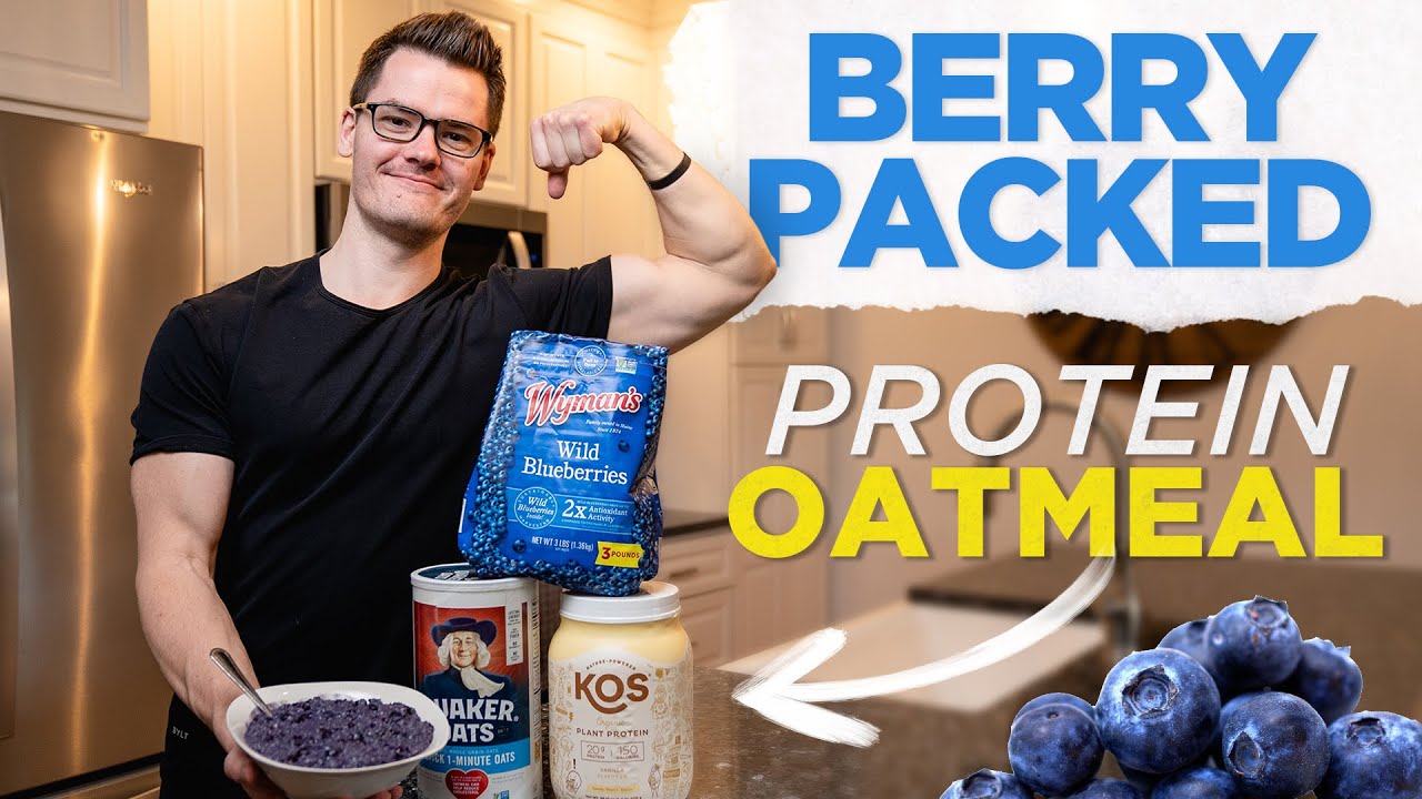Vegan Berry-Packed Protein Oatmeal Recipe