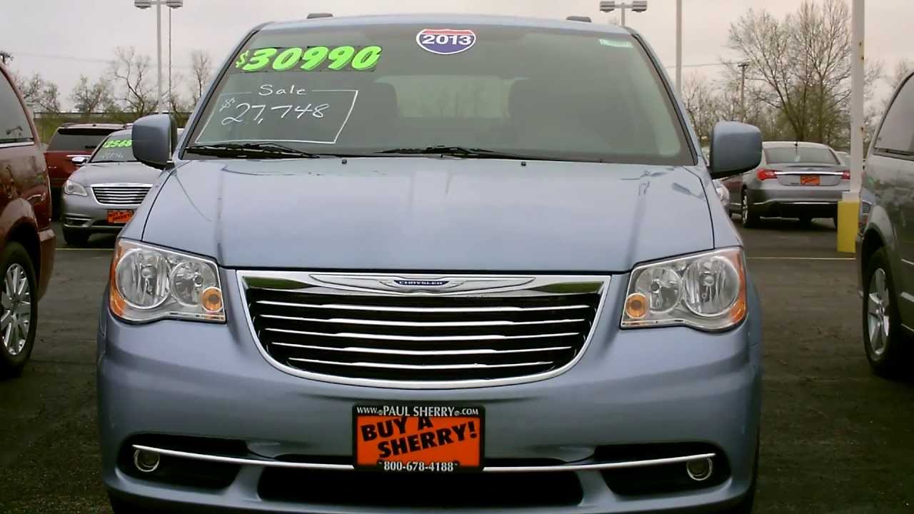2013 Chrysler Town & Country Touring Minivan Light Blue for sale Dayton Troy Piqua Ohio - 26660T