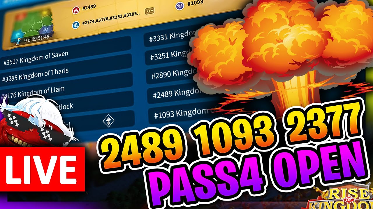 PASS4: 2489 vs 2377 &bull; 1093 vs 3251  🔥 LIVE! 🔴 #C12999