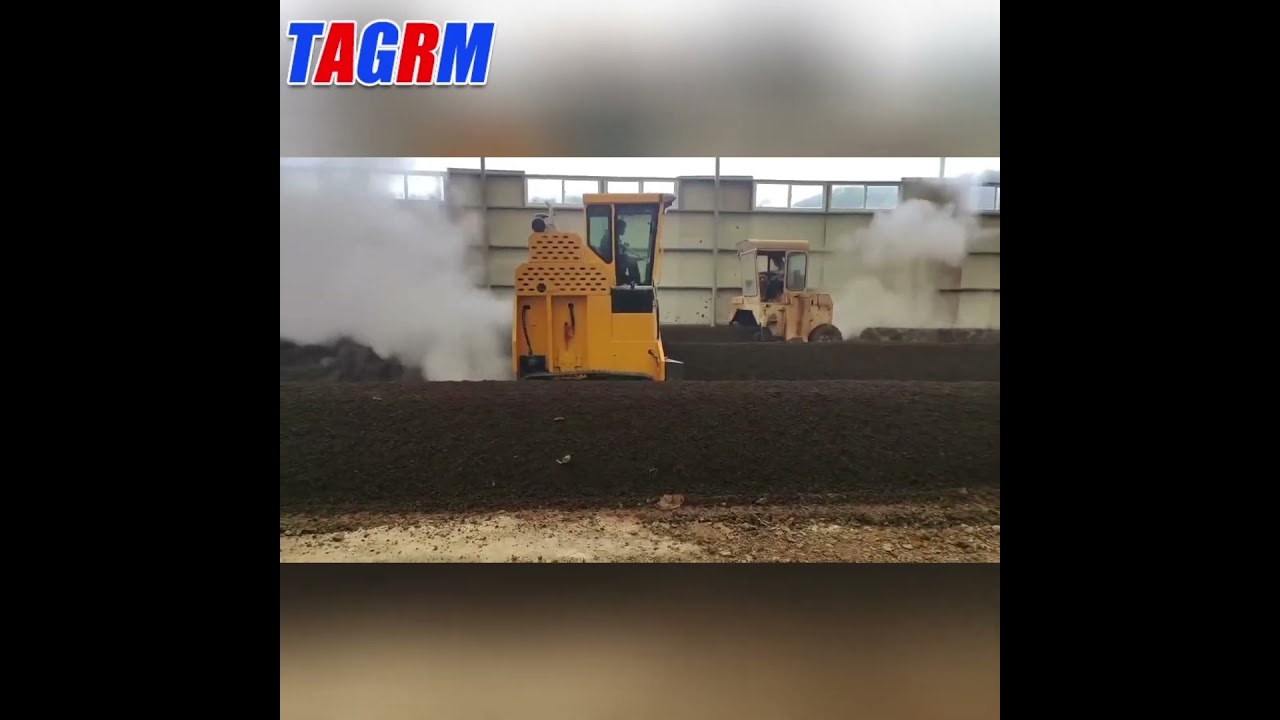 🚜 Indoor Operation of the Compost Turner &mdash; Efficient & Reliable! #agriculturalmachinery #automobile