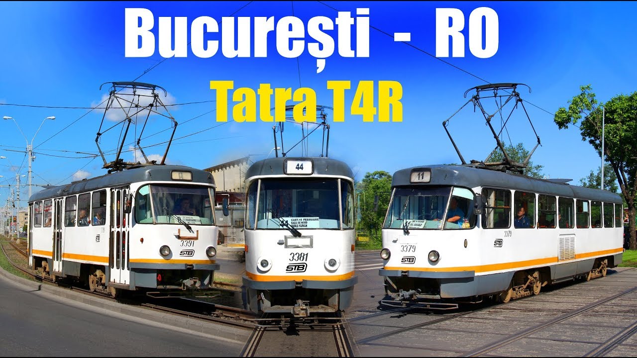 【4K】BUCUREŞTI TRAM - TATRA T4R  (2019)