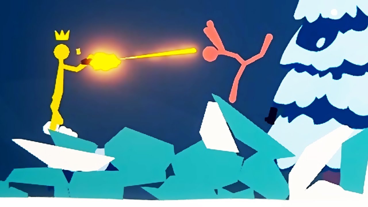 CRAZIEST ICE LEVEL DOMINATION and TELEPORTING Players! - Stick Fight Gameplay