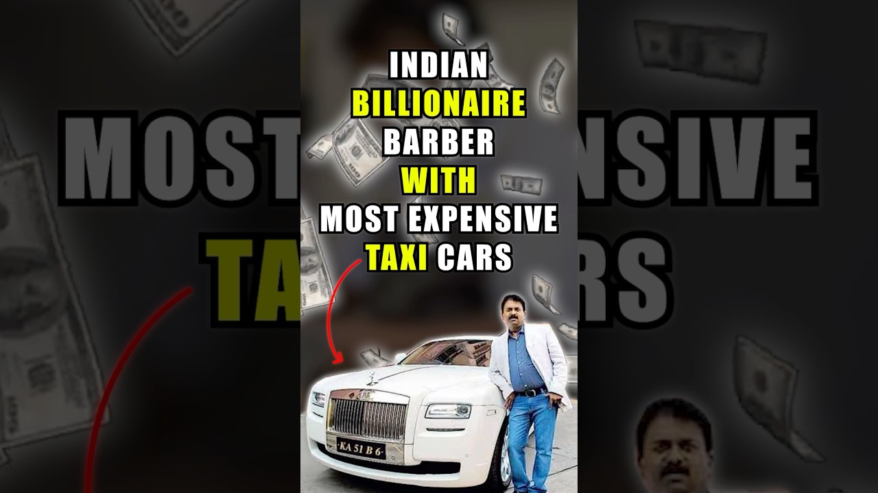 Indian billionaire barber owns the most expensive taxi cars 💵 #shorts #automobile #car